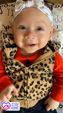 Ava McCoy reminds everyone to Stay Home.