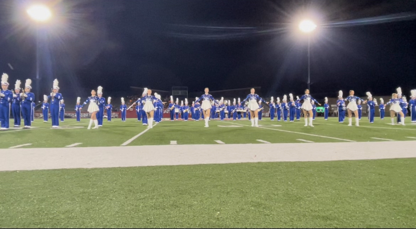 The Marching Bulldogs Get a Move on on Band Night Season