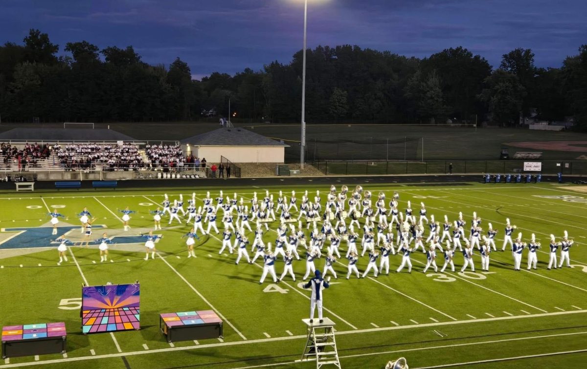 Lakeview Marching band climbs leaderboard in game of “March March Revolution”