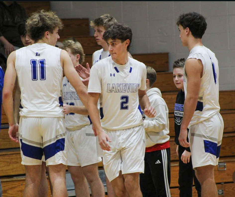 Lakeview Boys Basketball First Win at Home!