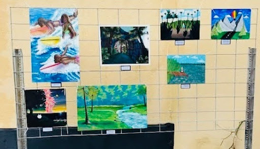 Lakeview Art Students Paint for ‘Art in the Alley’